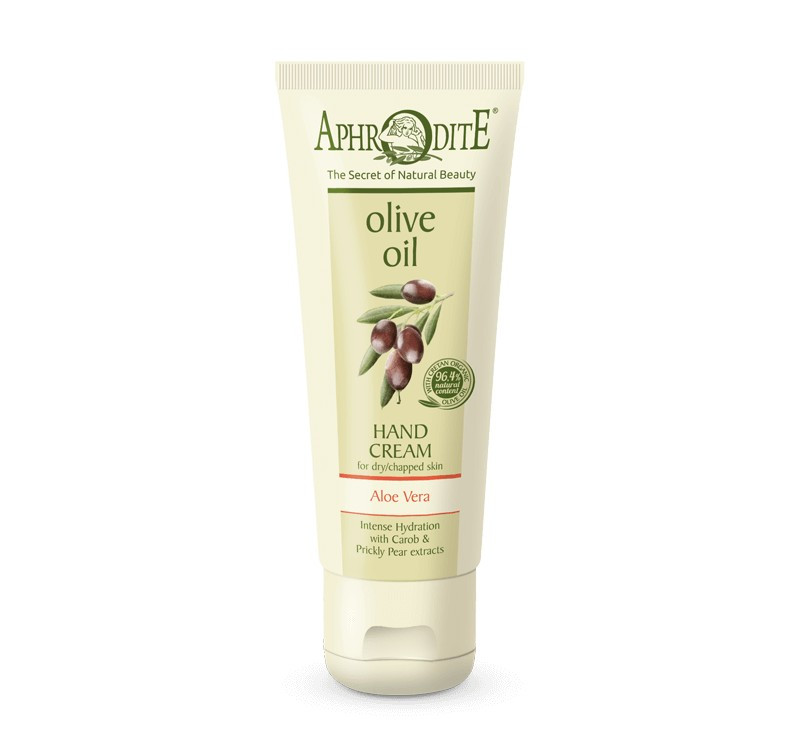 Ультразволожувальний крем для рук Алое вера Aphrodite Olive Oil Hand Cream Aloe Vera (Z-8B)