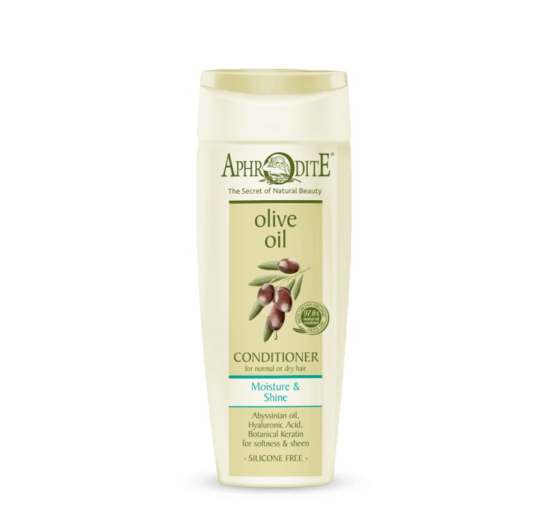 Кондиціонер для волосся Зволоження і Блиск Aphrodite Olive oil Conditioner Moisture & Shine