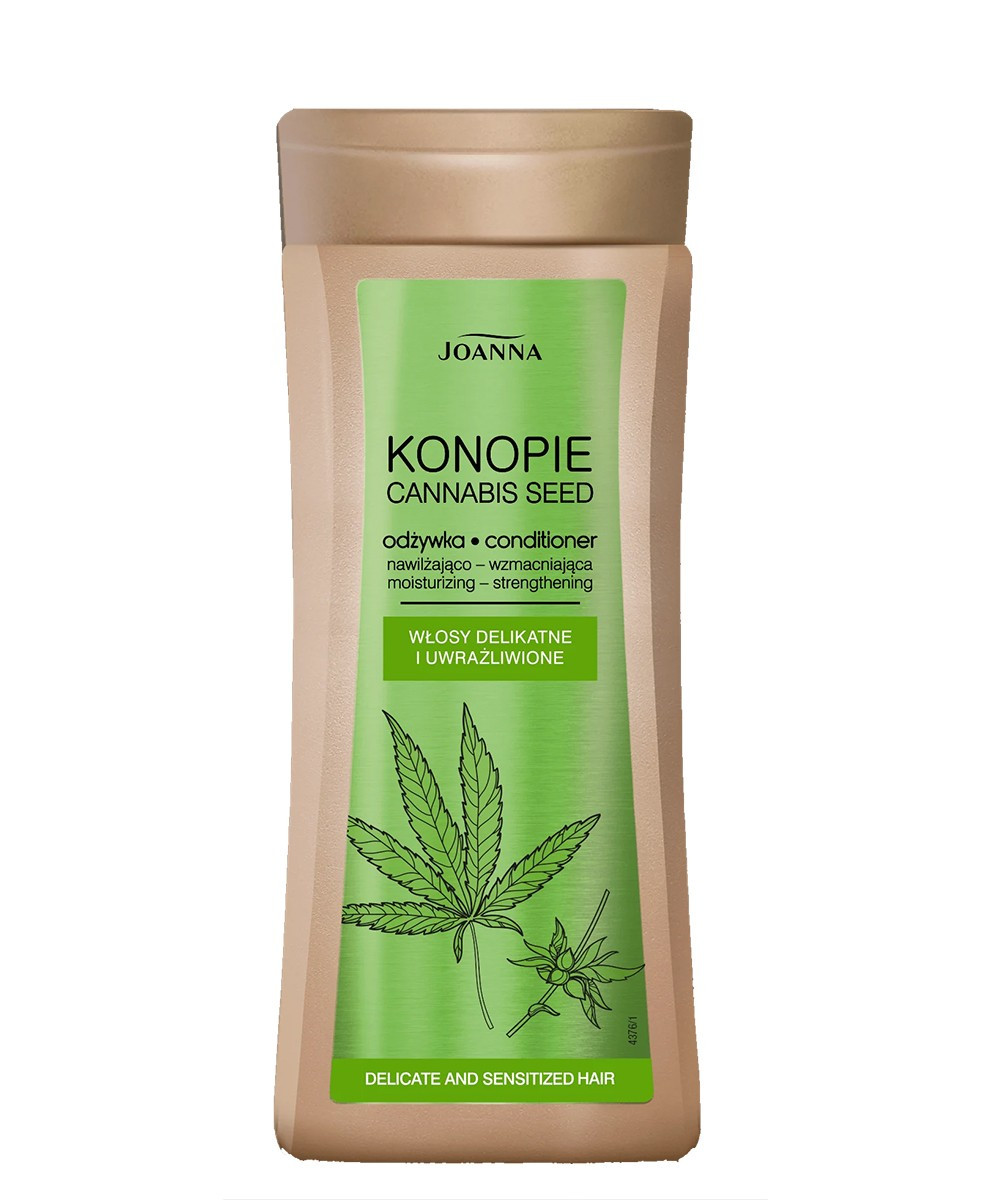 Зволожуючий і зміцнюючий кондиціонер з насінням коноплі JOANNA Cannabis Seed Moisturizing and strengthening