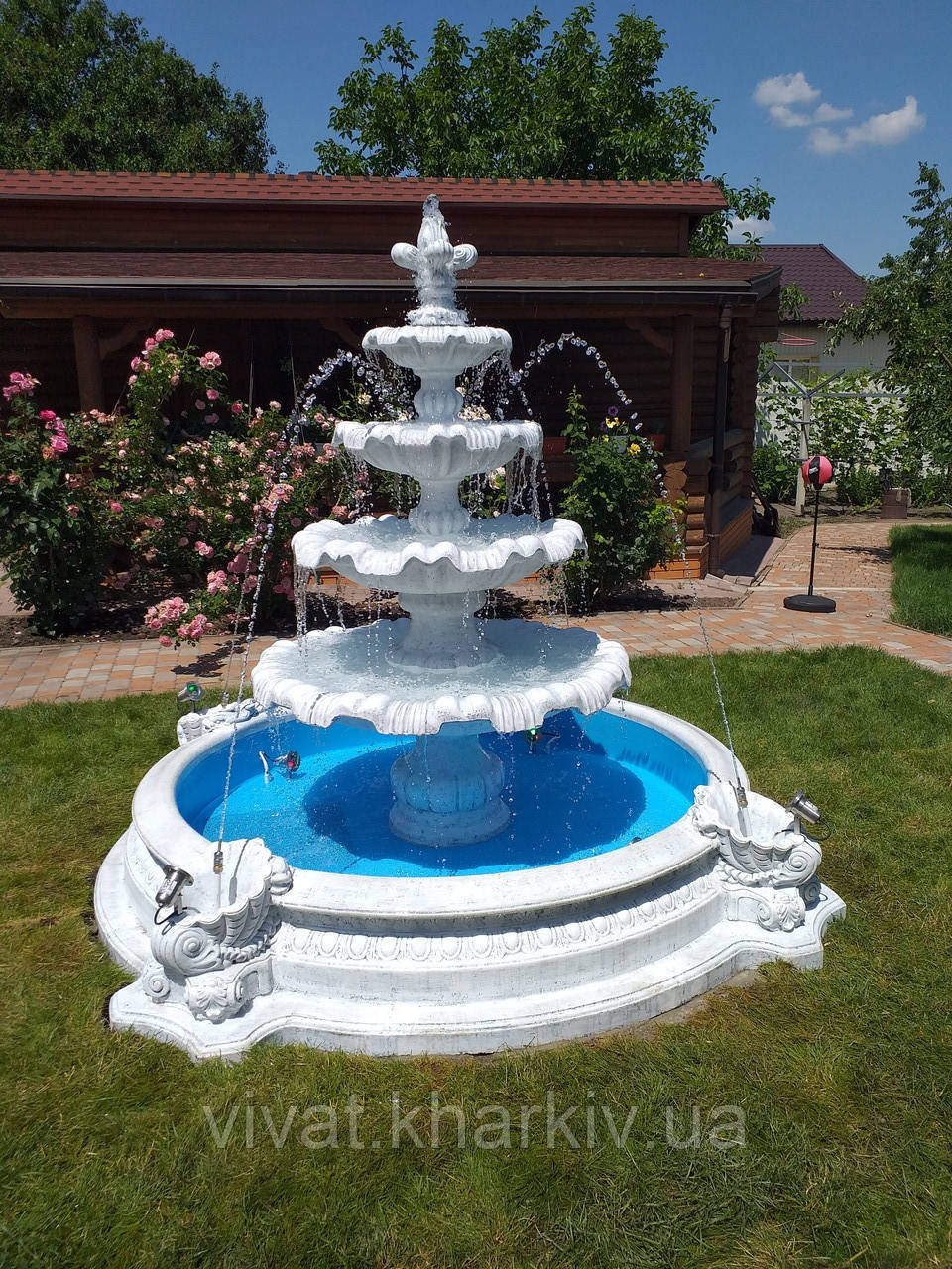 Садовый фонтан "Жемчужина в малом бассейне" - фото 3 - id-p686947131