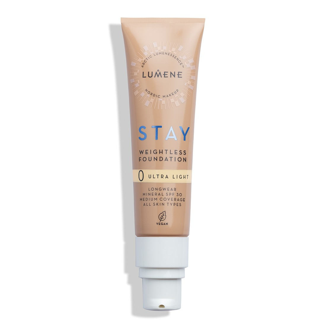 Стійка тональна основа Lumene Stay Weightless Foundation SPF30 - №0 Ultra Light