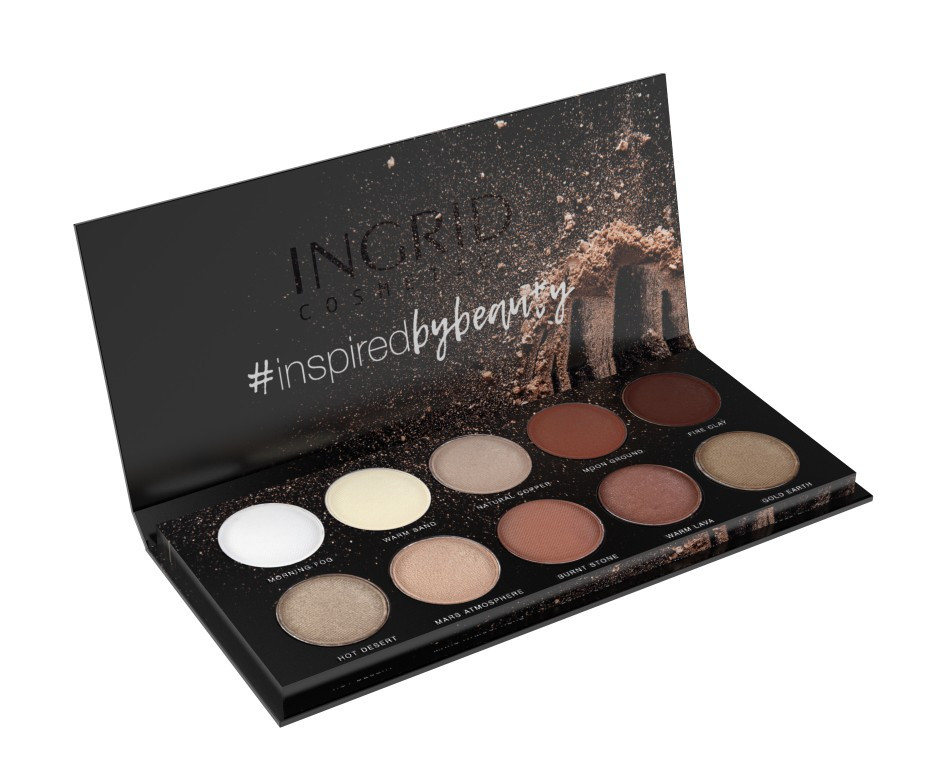 Nude палітра тіней для повік Ingrid Cosmetics Matt & Glam