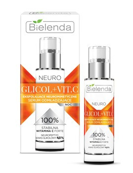 Эксфолиативная нейромиметическая омолоджуюча сироватка Bіelenda Neuro Glicol + Vit.C Neuromimetic