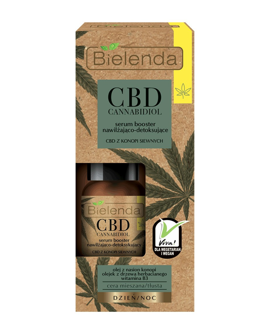 Сироватка бустер для особи Bіelenda CBD Cannabidiol Serum booster