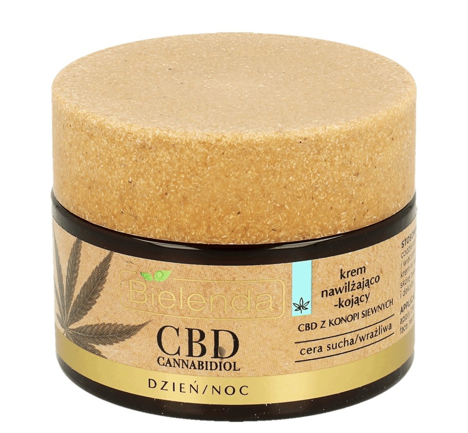 Зволожувальний крем для обличчя Bielenda CBD Cannabidiol Moisturizing&Soothing Face Cream