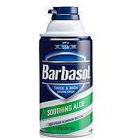 Заспокійлива крем-піна для гоління Barbasol Soothing Aloe Thick & Rich Shaving Cream 283g