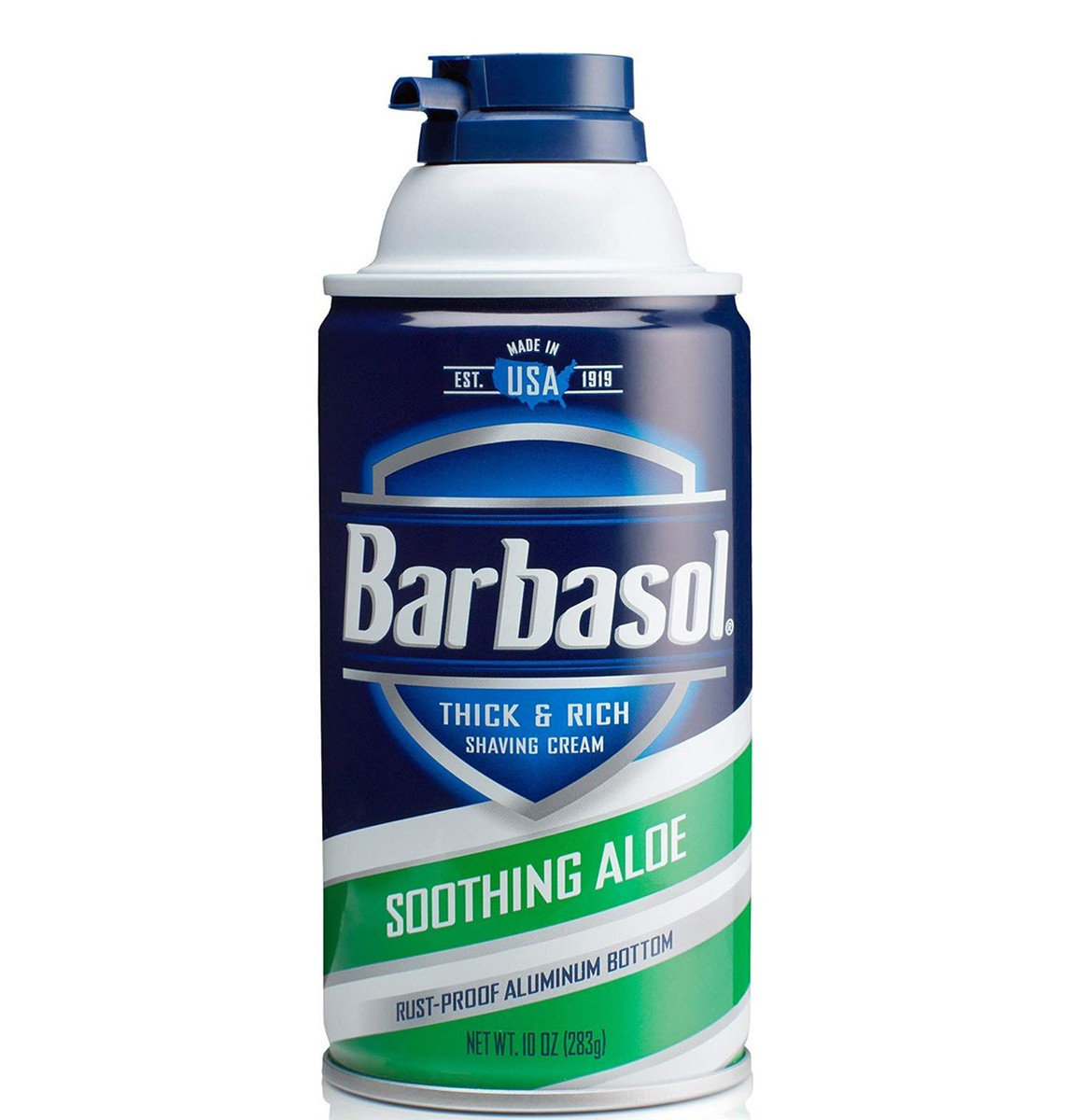 Заспокійлива крем-піна для гоління Barbasol Soothing Aloe Thick & Rich Shaving Cream 283g