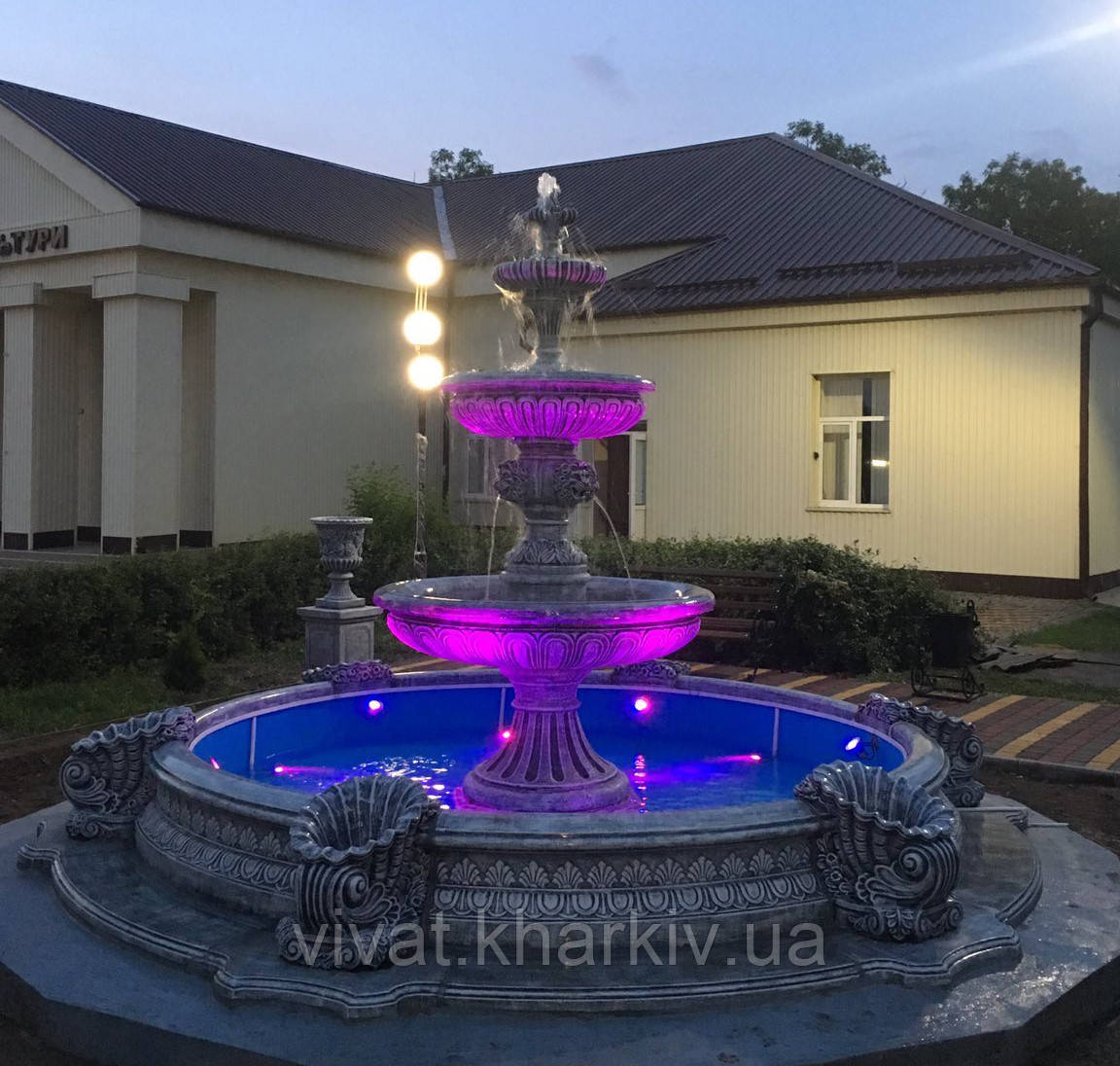 Садовый фонтан "Венский с бассейном" - фото 2 - id-p687687218