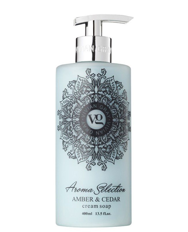 Крем-мыло Vivian Gray Aroma Selection Amber & Cedar Cream Soap