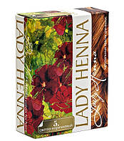 "Світло-коричневий" Фарба для волосся на основі хни Lady Henna