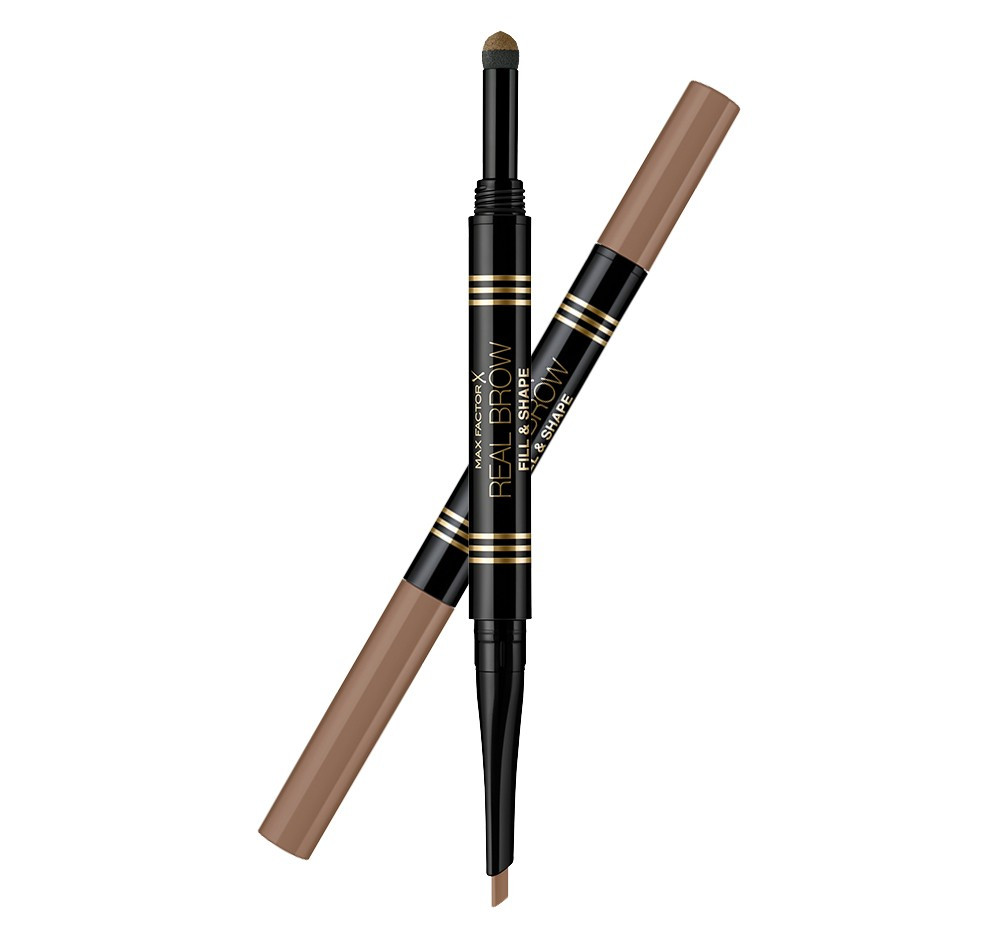 Двосторонній олівець для брів Max Factor Real Brow Fill&Shape 02 Soft Brown
