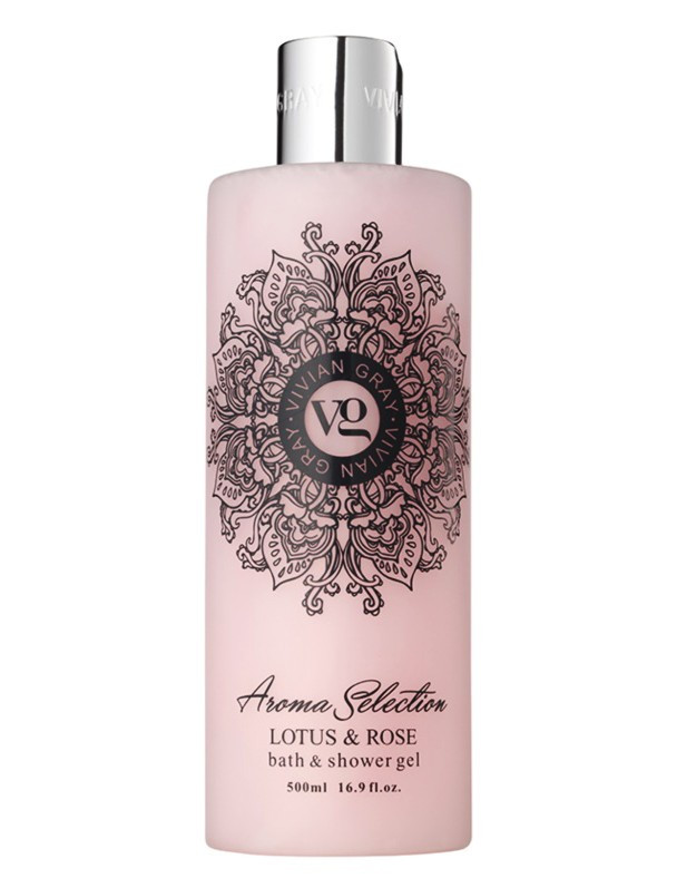 Гель для душу і ванни Vivian Gray Aroma Selection Lotus & Rose Bath & Shower Gel