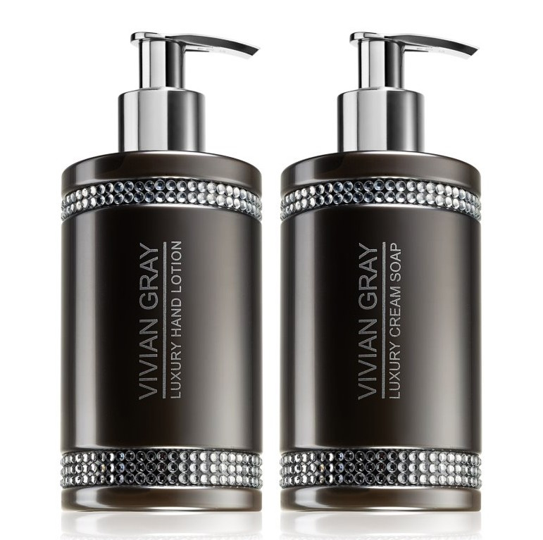 Набір для тіла Vivian Gray Grey Crystals Set Cream Soap & Hand Lotion