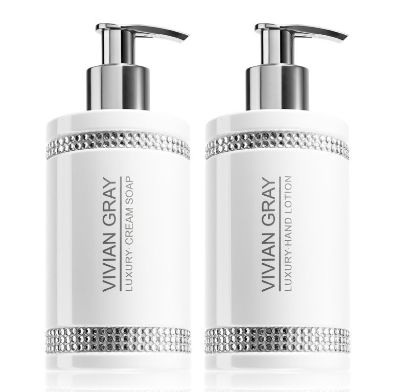 Набір для тіла Vivian Gray White Crystals Set Cream Soap & Hand Lotion