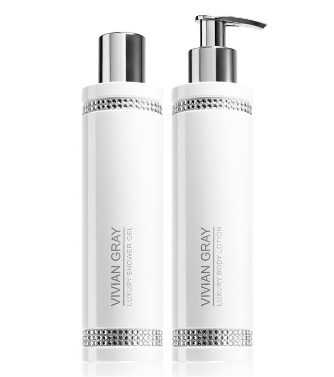 Набір для тіла Vivian Gray White Crystals Set Shower Gel & Body Lotion