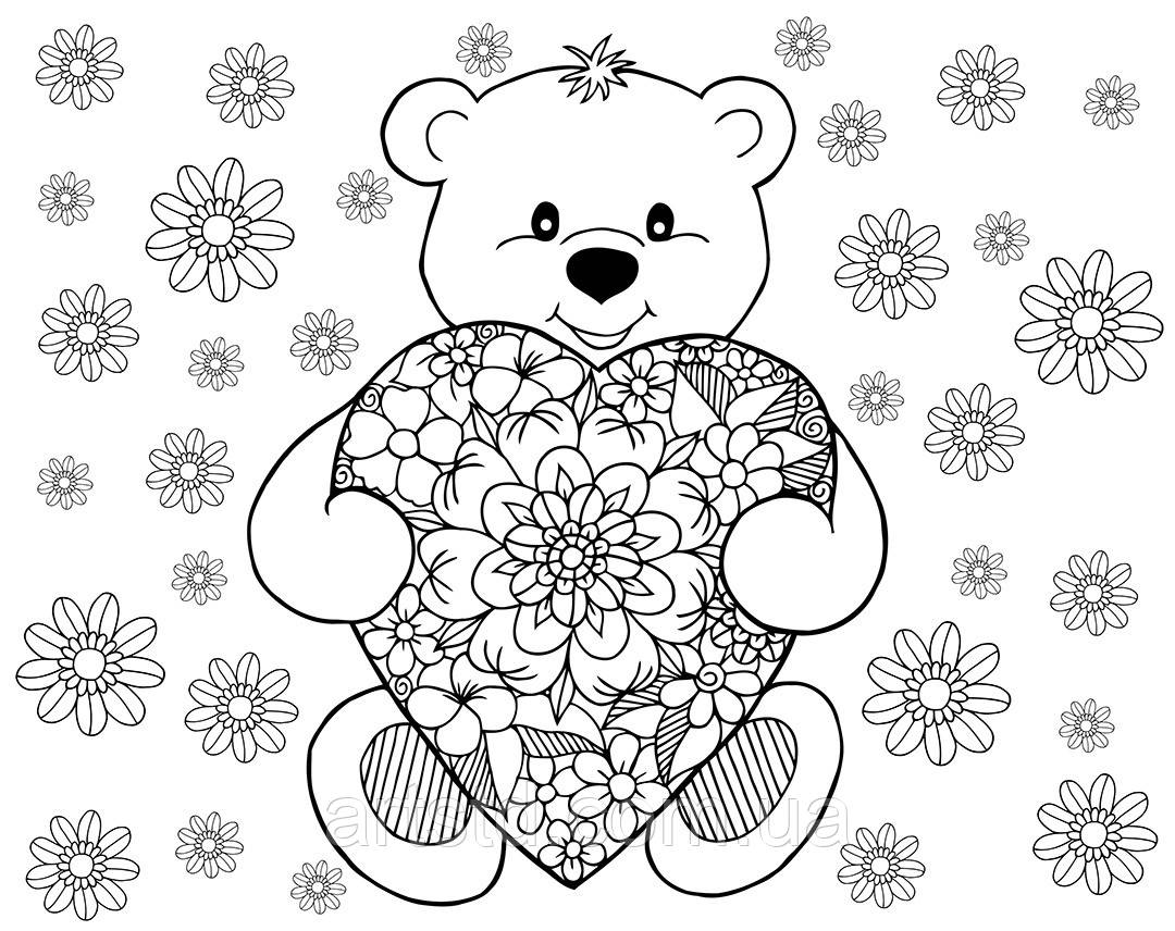 включи раскраску мишки. раскраска. медвежонок. раскраска плюшевый мишка. медвежонок раскраска для детей.