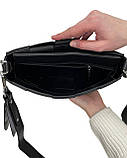 Жіноча шкіряна сумка polina&eiterou чорна, фото 8