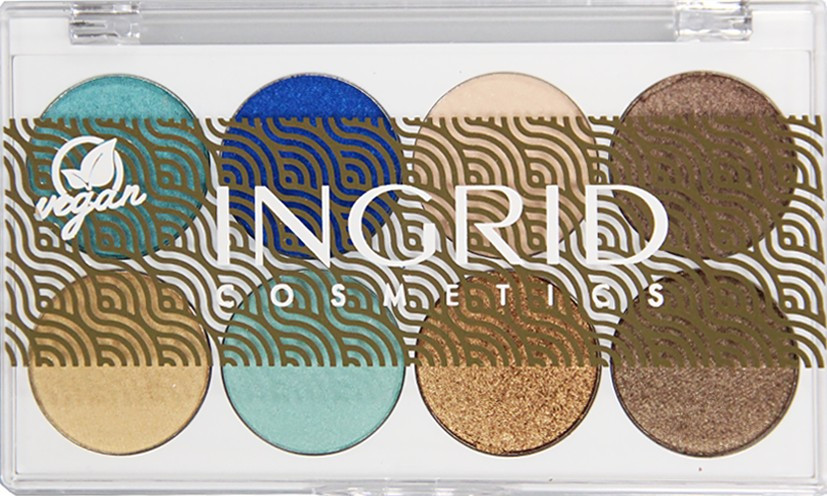 Палетка тіней Ingrid Cosmetics Bali Blue Lagoon Eyesghadow palette