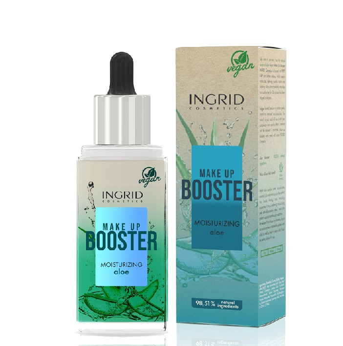 Зволожувальний засіб для обличчя з алое Ingrid Make Up Cosmetics Booster Moisturizing Aloe