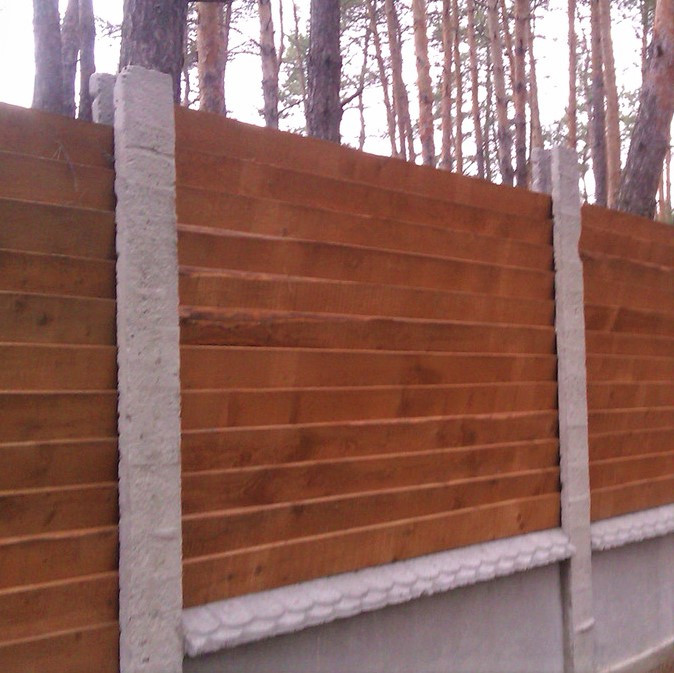 Деревянный забор LNK "Жалюзи" 2000х1700 мм. (ДГЗ-25) - фото 1 - id-p1556957638