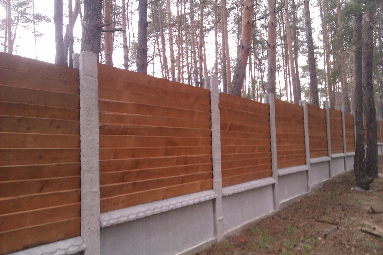 Дерев'яний паркан LNK "Жалюзі" 2000х1700 мм. (ДГЗ-25) - фото 2 - id-p1556957638