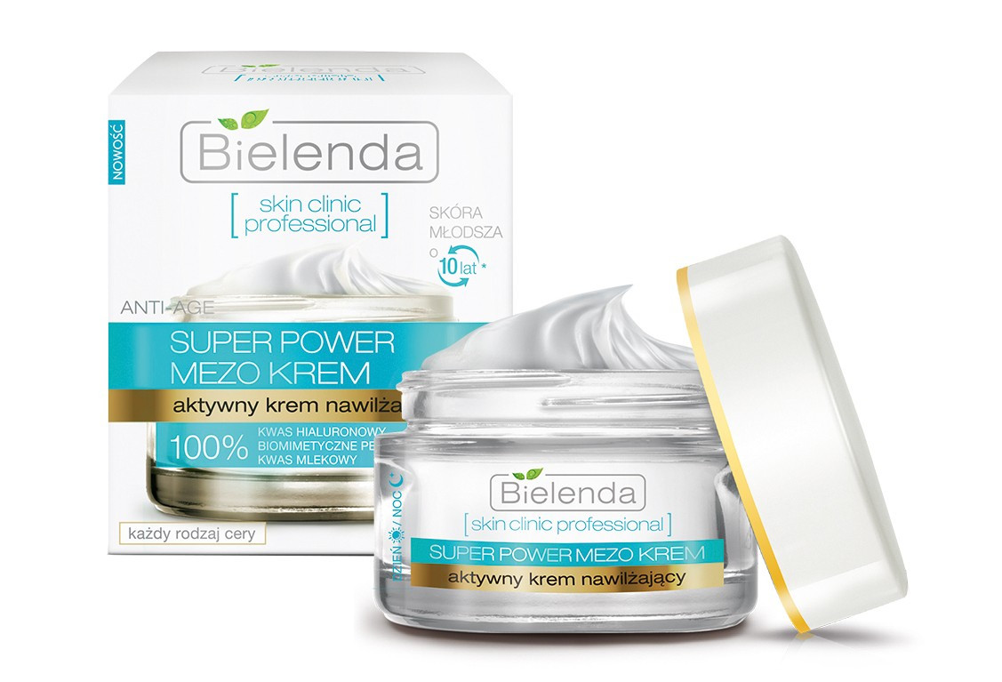 Активний зволожувальний крем із гіалуроновою кислотою Anti-Age Bielenda Pharm Skin Сlinic Professional