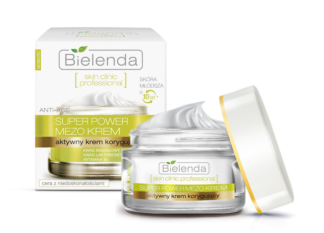 Активний корегувальний крем з мигдалевою кислотою Anti-Age Bielenda Pharm Skin Сlinic Professional