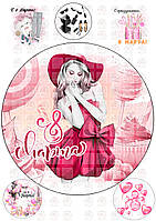 Вафельна картинка 8 березня (100309)