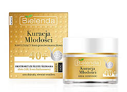 Зволожуючий крем від зморшок з екстрактом равлики і 24К золотом Bіelenda Treatment of Youth Moisturizing