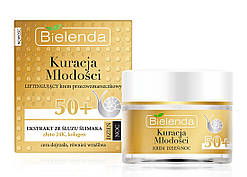 Ліфтинг-крем від зморшок з екстрактом равлики і 24К золотом Bіelenda Treatment of Youth Lifting anti-wrinkle