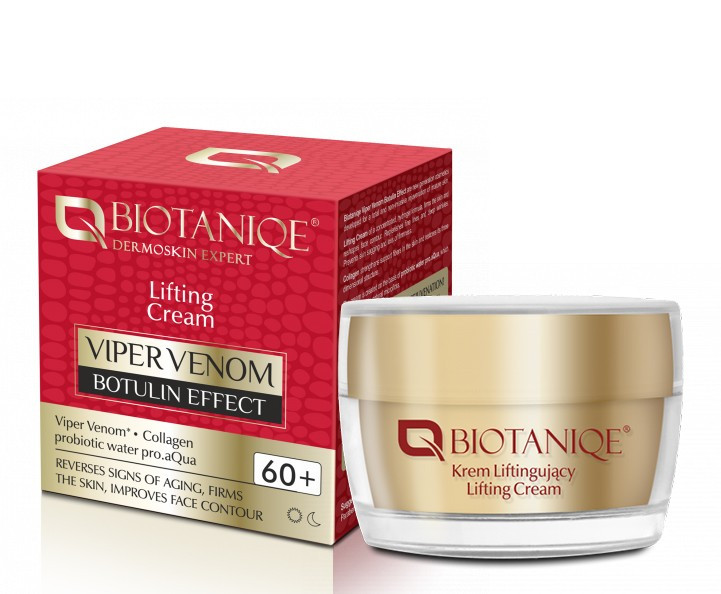 60 + Підтягуючий крем для обличчя Biotaniqe Viper Venom Lifting Cream