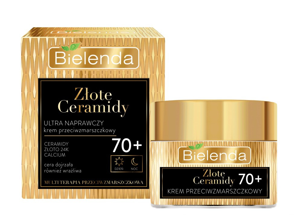 Ультра відновлюючий крем проти зморшок золото і кераміди Bіelenda Golden Ceramides Ultra repairing