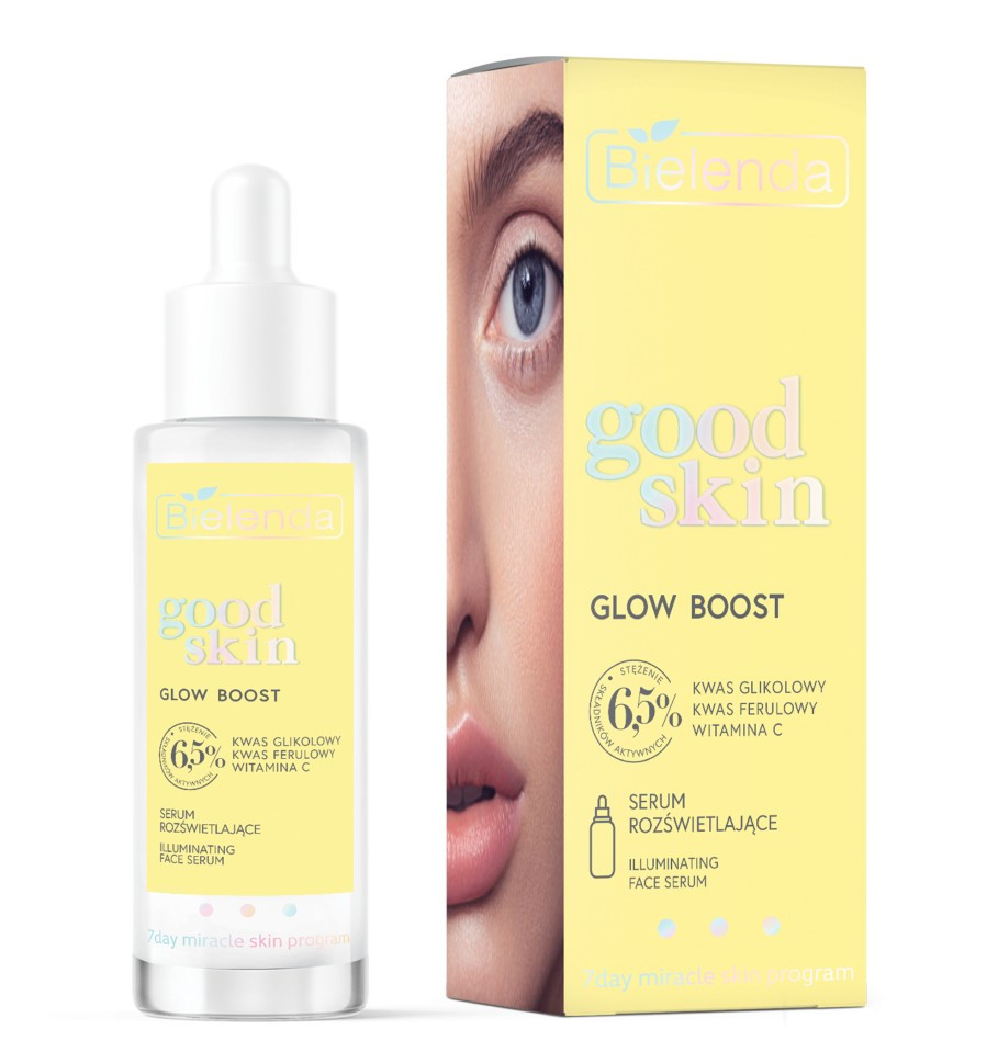 Освітлююча сироватка з гліколевої кислотою Bіelenda Good Skin Glow Boost Illuminating Face Serum