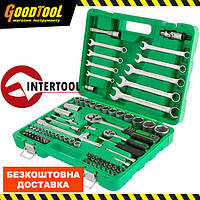 Набір інструментів 1/2" & 1/4" 82 од. INTERTOOL ET-6082SP