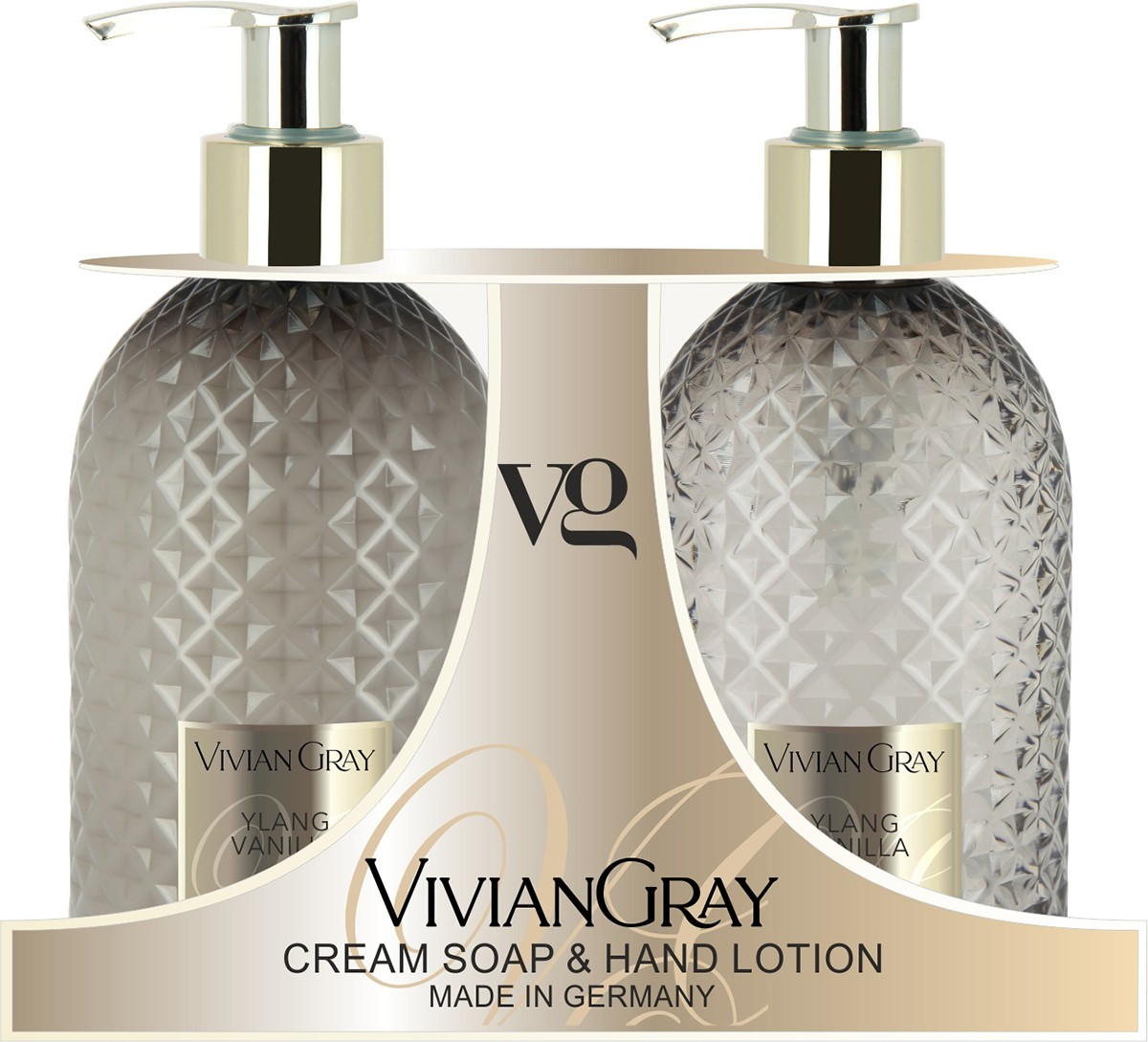 Набір крем-мило, і лосьйон для рук Іланг-іланг і ваніль Vivian Gray Ylang & Vanilla Gemstone Cream soap & Hand