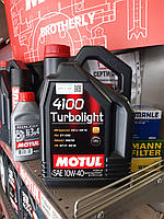 Моторное масло MOTUL / 4100 Turbolight 10W40 / 4 л