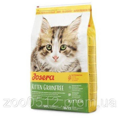 Josera Kitten Grainfree сухий корм для кошенят і кішок, що лактують, 10 кг, фото 2