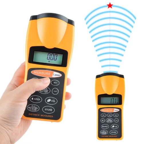 Лазерна лінійка 3007 test distance | Рулетка ультразвукова | Лазерний далекомір, фото 1