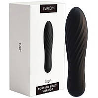 Силіконовий вібратор-куля Tulip Bullet Vibrator Svakom Black