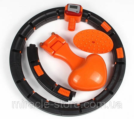 Обруч Intelligent Hula Hoop 7803 Black-Orange, фото 2