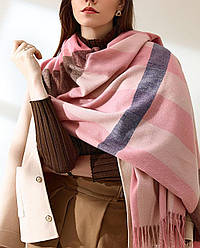 Жіночий кашеміровий шарф Neck рожевий