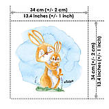 Набір дитячих сатинових панелей Мама з зайчиком Kuzya Production, фото 5