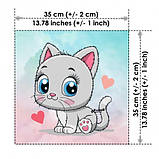 Набір з 12 сатинових панелей Милі звірята, фото 6