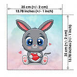 Набір з 12 сатинових панелей Милі звірята, фото 8