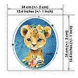 Набір сатинових панелей для дітей Тварини сафарі, фото 4