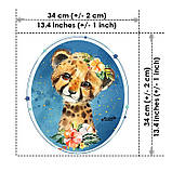 Набір сатинових панелей для дітей Тварини сафарі, фото 7