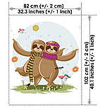 Набір дитячих сатинових панелей Лінивці, фото 3