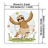 Набір дитячих сатинових панелей Лінивці, фото 5