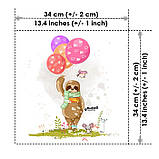 Набір дитячих сатинових панелей Лінивці, фото 6