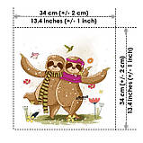 Набір дитячих сатинових панелей Лінивці, фото 7